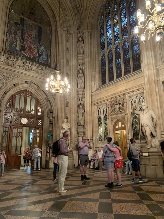 A view from Palace of Westminster