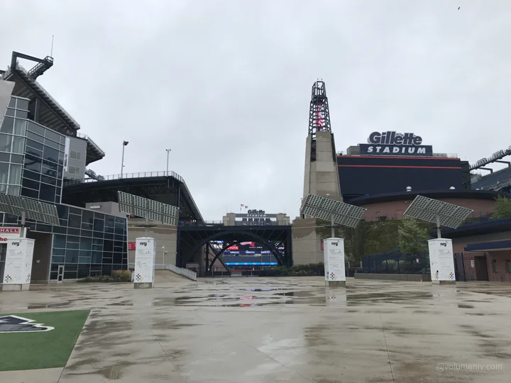 A view from Patriot Place