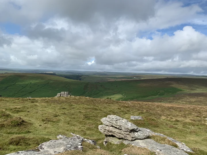 A view from Dartmoor National Park