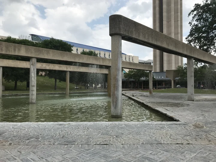 A view from Hemisfair Park